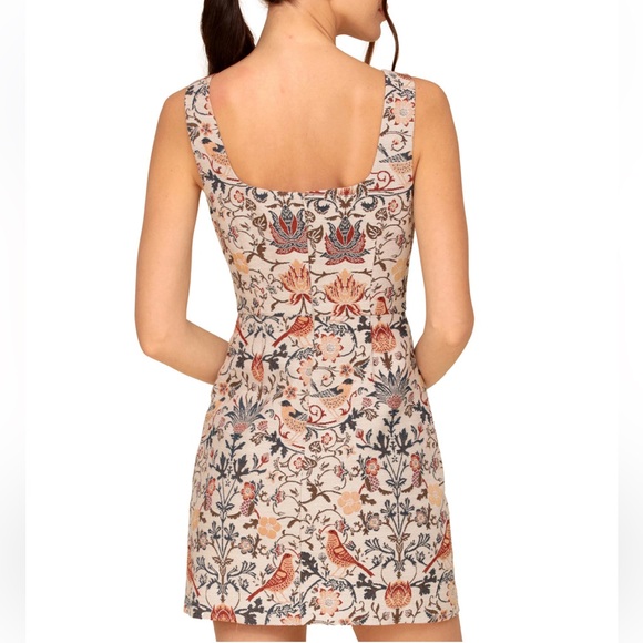 AVEC LES FILLES: TAPESTRY JACQUARD TAILORED MINI DRESS - Picture 5 of 6